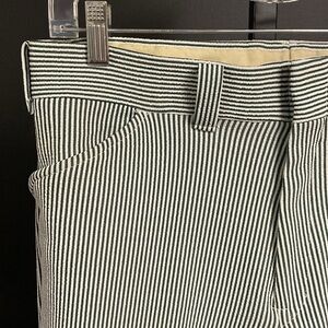Vintage green and white stripe double knit pant (unisex)
